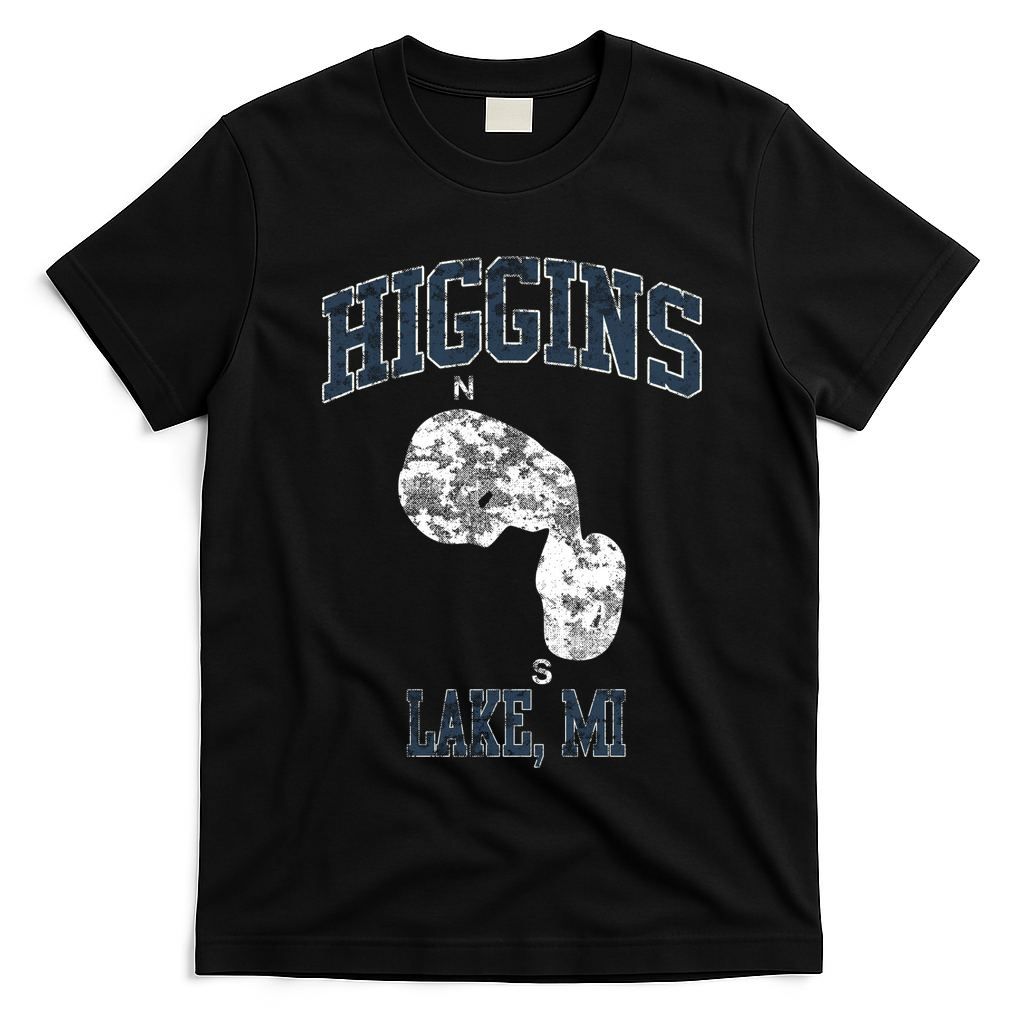 Higgins Lake Michigan Vintage T-Shirt