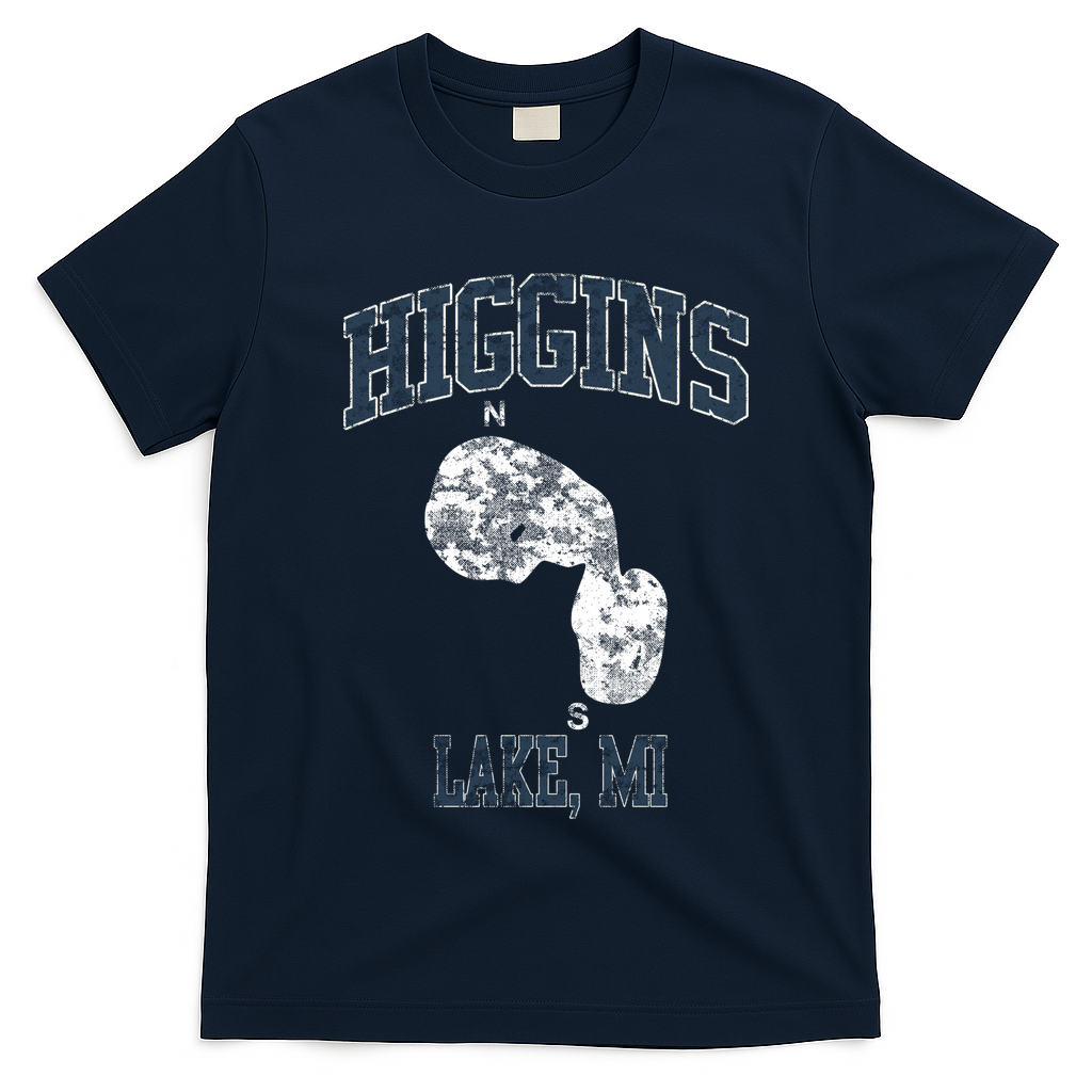 Higgins Lake Michigan Vintage T-Shirt