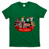 Horror Merry Christmas Halloween Friends Funny Costume T-Shirt - Irish Green