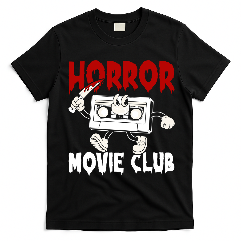 Horror Movie Club T-Shirt - Black