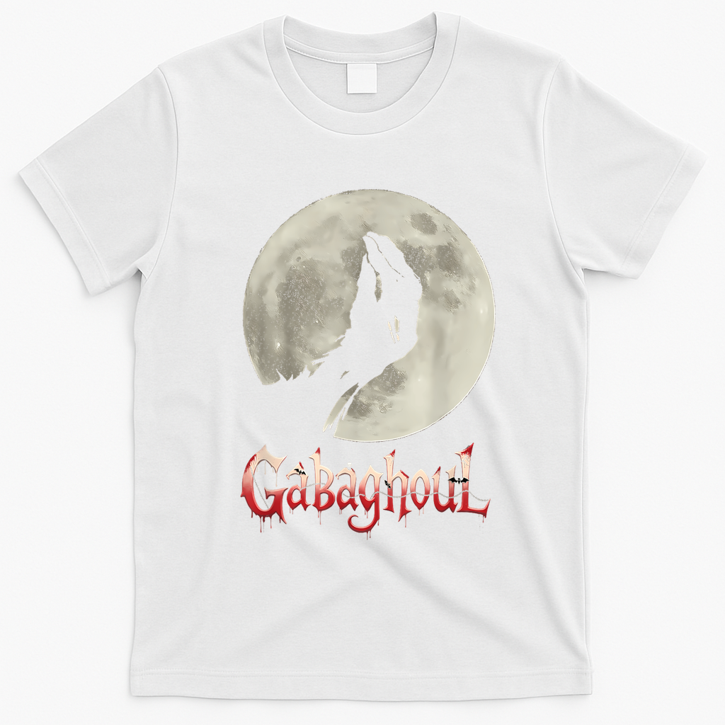 Hand Moon Gabagool Halloween T-Shirt - White