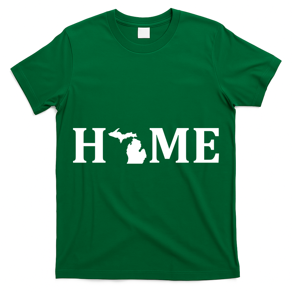 Home Michigan Great Lake State MI Est 1837 Home T-Shirt