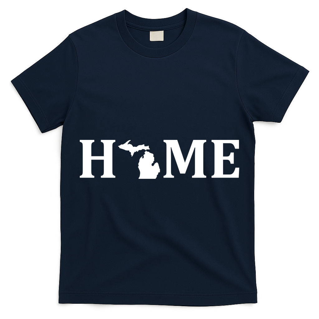Home Michigan Great Lake State MI Est 1837 Home T-Shirt