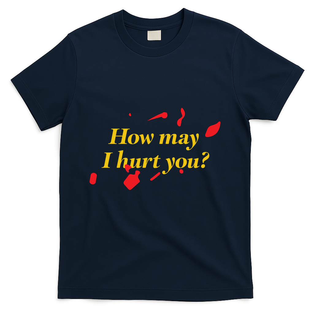 How may I hurt you? (blood splatter) - Navy