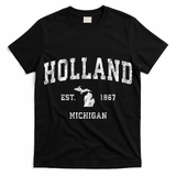 Holland Michigan Mi Vintage Athletic Sports T-Shirt