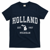 Holland Michigan Mi Vintage Athletic Sports T-Shirt