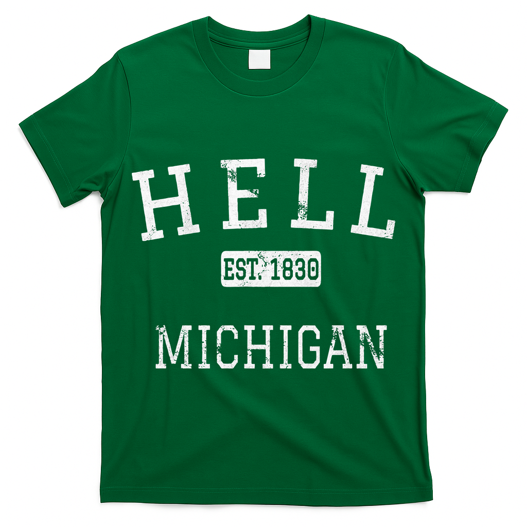 Hell Michigan MI Vintage T-Shirt