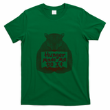 Hunger Made me do It Funny Bear by Tobe Fonseca - Green