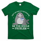 Hello My Name Is Neil Funny Seal Character Gift T-Shirt - Irish Green