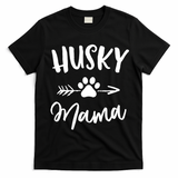 Husky Mama Siberian Husky Lover Owner Gifts Dog Mothers Day T-Shirt - Black