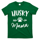 Husky Mama Siberian Husky Lover Owner Gifts Dog Mothers Day T-Shirt - Irish Green