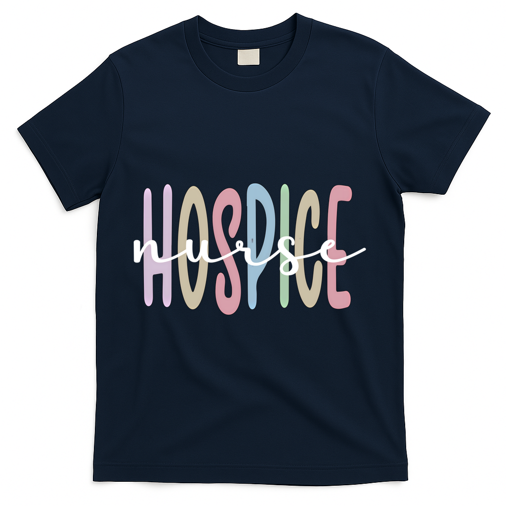 Hospice Nurse Appreciation Palliative Nurse Meaningful Gift T-Shirt - Navy