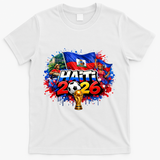 HAITI North America Soccer Tournament 2026 T-Shirt - White