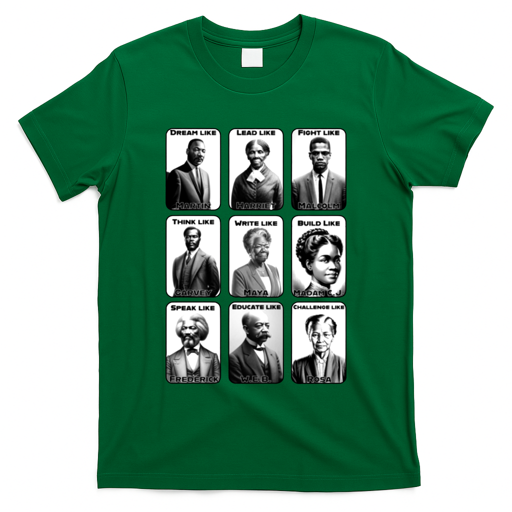 Heroes Of Black History Civil Rights Leaders T-Shirt