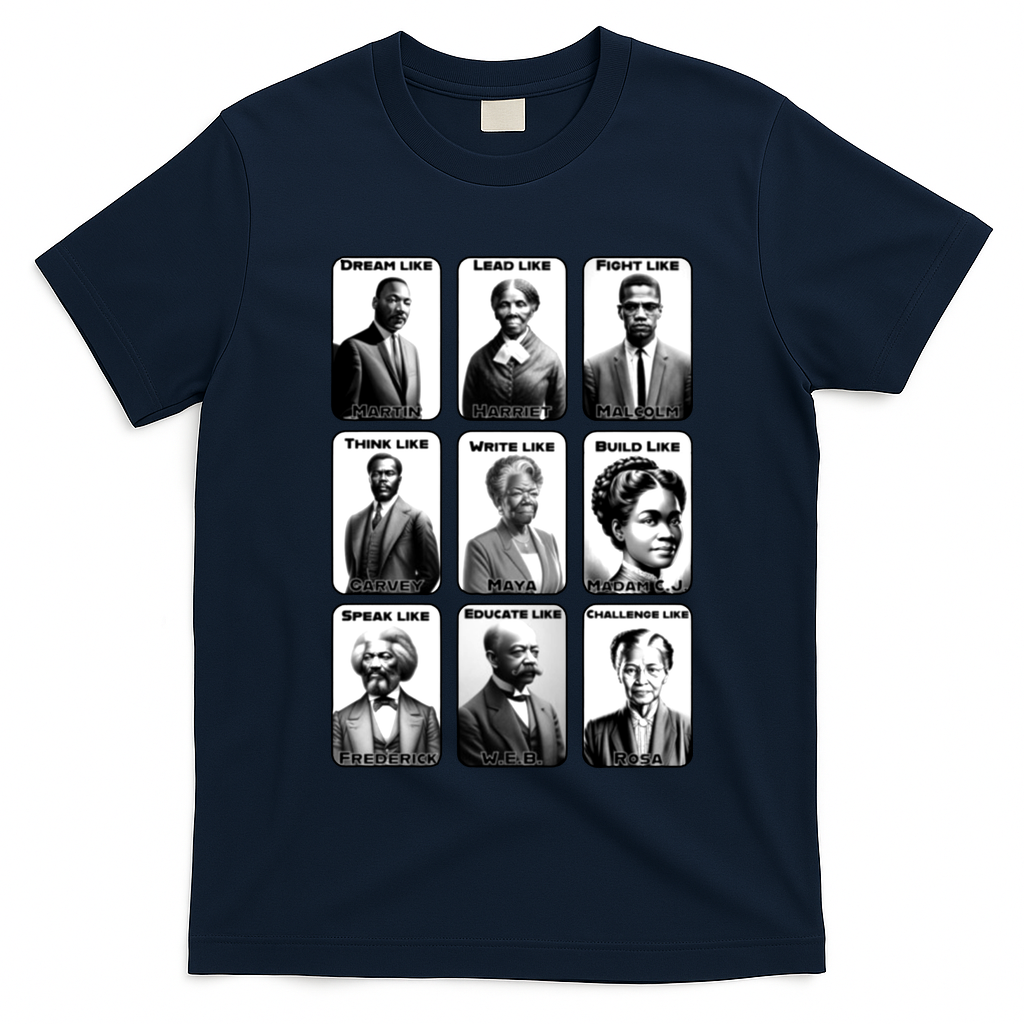 Heroes Of Black History Civil Rights Leaders T-Shirt