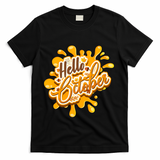Hello October Fun Fall T-Shirt - Black