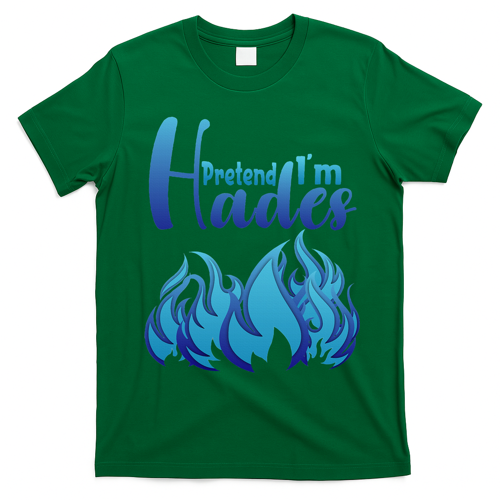 Halloween Pretend Im Hades Costume Greek God T-Shirt - Irish Green