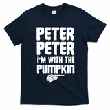 Halloween Peter Peter IM With The Pumpkin T-Shirt - Navy Blue