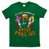 Hocus Pokeus Witch Nurse Halloween Medical Lab Tech Spooky T-Shirt - Irish Green