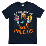 Hocus Pokeus Witch Nurse Halloween Medical Lab Tech Spooky T-Shirt - Navy Blue