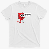 Heart Rawr - White