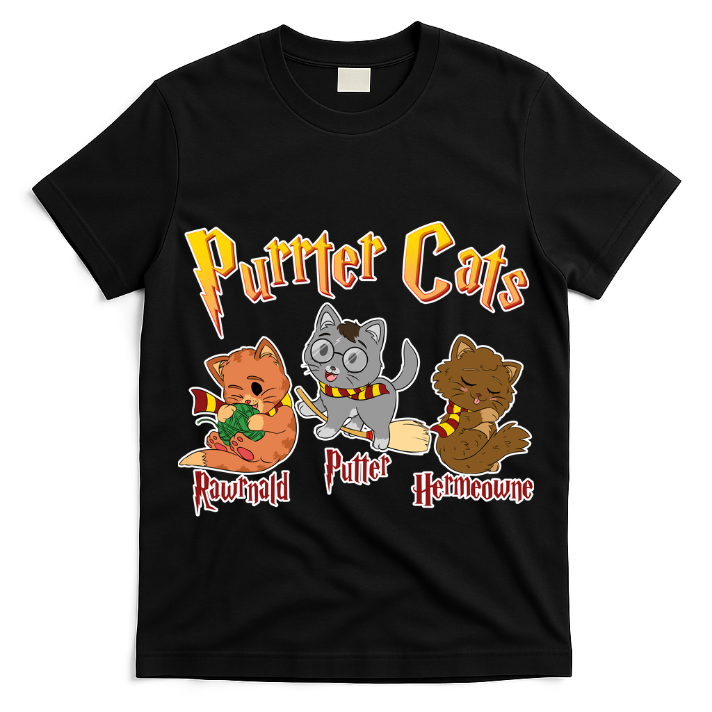 Purrter Cats Rawrnald Hermeownie T-Shirt