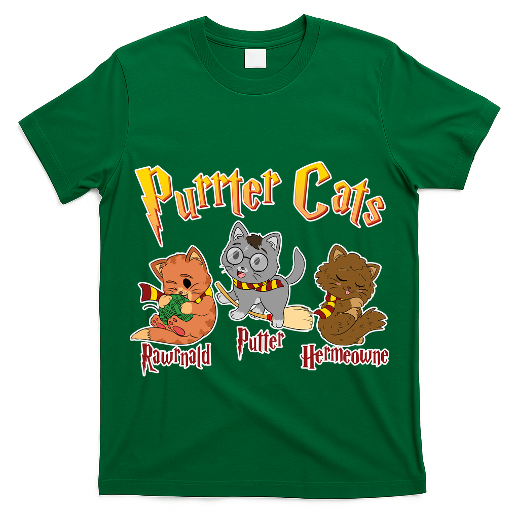 Purrter Cats Rawrnald Hermeownie T-Shirt