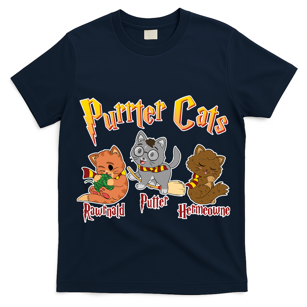Purrter Cats Rawrnald Hermeownie T-Shirt