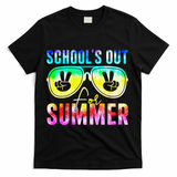 Hello Summer Happy The End Of School Year Teacher Student T-Shirt - Black