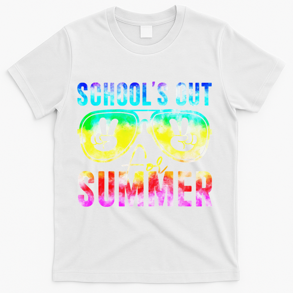 Hello Summer Happy The End Of School Year Teacher Student T-Shirt - White