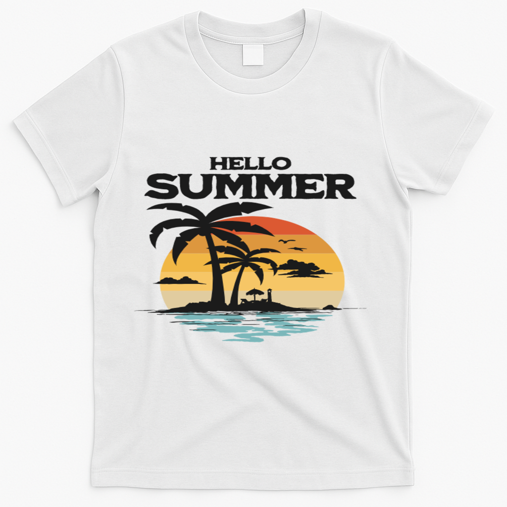 Hello Summer T-Shirt - White