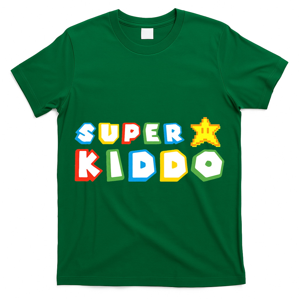 Humor Super Kiddo Gaming Meme Funny Gift For Kiddo T-Shirt