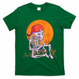 Halloween Shirt Men Boys Gamer Gaming Skeleton T-Shirt