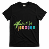 Hello Summer Popsicles Tropical T-Shirt - Black