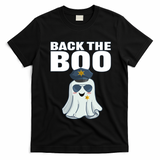 Halloween Spooky Seas The Boo Funny Police Ghost Gift T-Shirt - Black