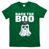 Halloween Spooky Seas The Boo Funny Police Ghost Gift T-Shirt - Irish Green