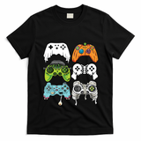 Halloween Skeleton Zombie Gaming Controllers Mummy Game Boy T-Shirt