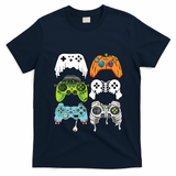 Halloween Skeleton Zombie Gaming Controllers Mummy Game Boy T-Shirt