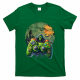 Halloween Skeleton Zombie Gaming Controller Mummy Gift T-Shirt
