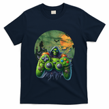 Halloween Skeleton Zombie Gaming Controller Mummy Gift T-Shirt