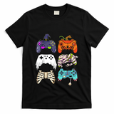 Halloween Skeleton Zombie Gaming Controllers Mummy T-Shirt