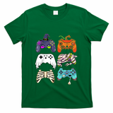 Halloween Skeleton Zombie Gaming Controllers Mummy T-Shirt