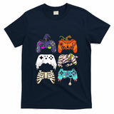 Halloween Skeleton Zombie Gaming Controllers Mummy T-Shirt