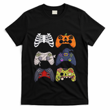 Halloween Skeleton Zombie Gaming Controllers Mummy T-Shirt