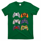 Halloween Skeleton Zombie Gaming Controllers Mummy T-Shirt
