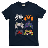 Halloween Skeleton Zombie Gaming Controllers Mummy T-Shirt
