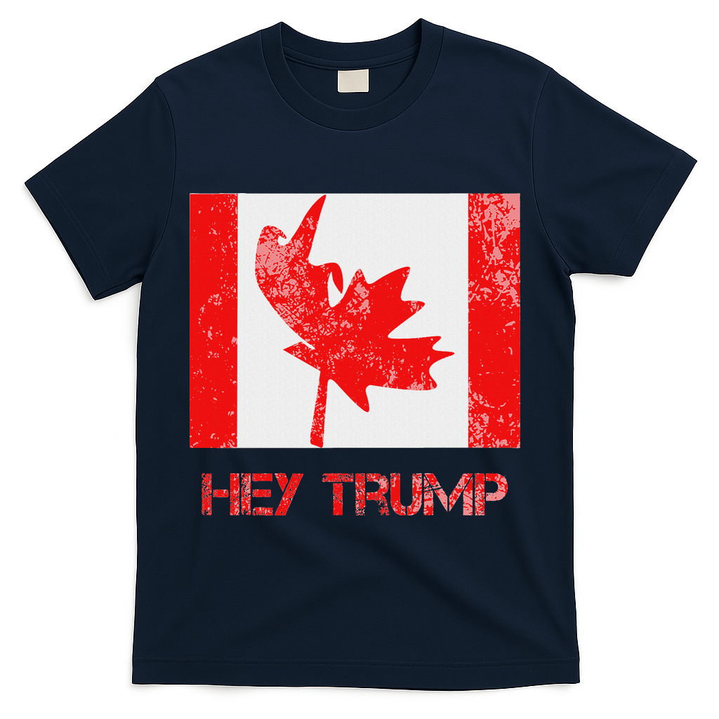 Hey Trump Canada T-Shirt - Navy