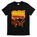 Happy Thanksgiving Festive Fun Holiday T-Shirt - Black