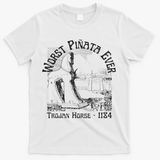 History Teacher Greek Mythology, History Lover Trojan Horse T-Shirt - White