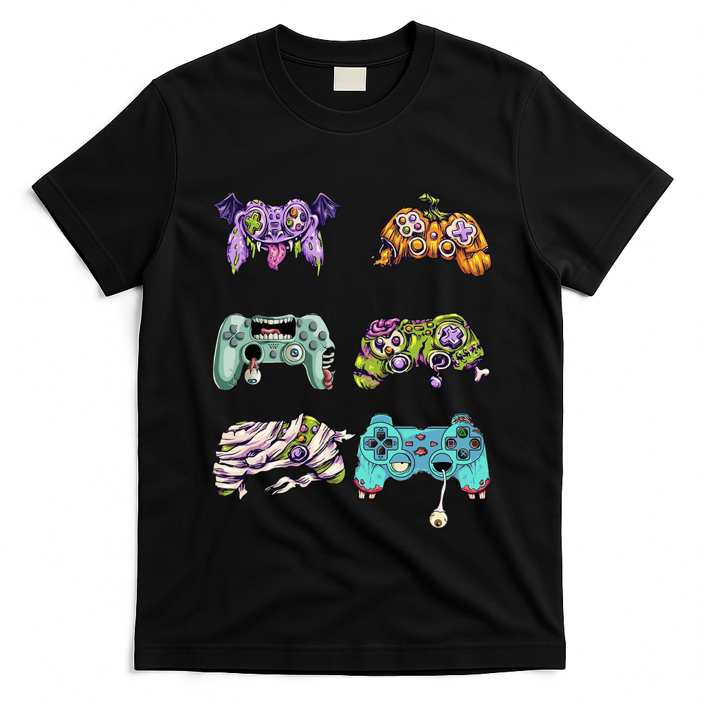 Halloween Video Gaming Controller T-Shirt